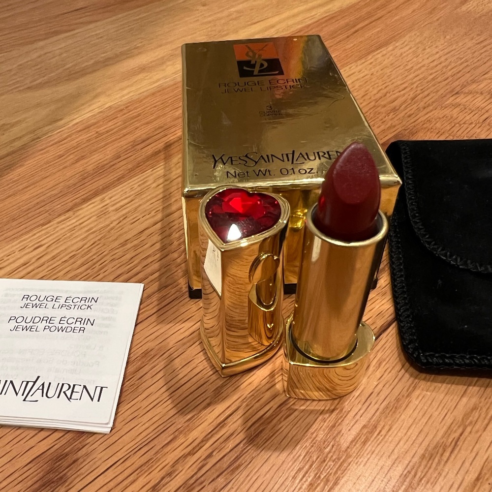 Vintage YSL Jewel Lipstick Rouge Ecrin